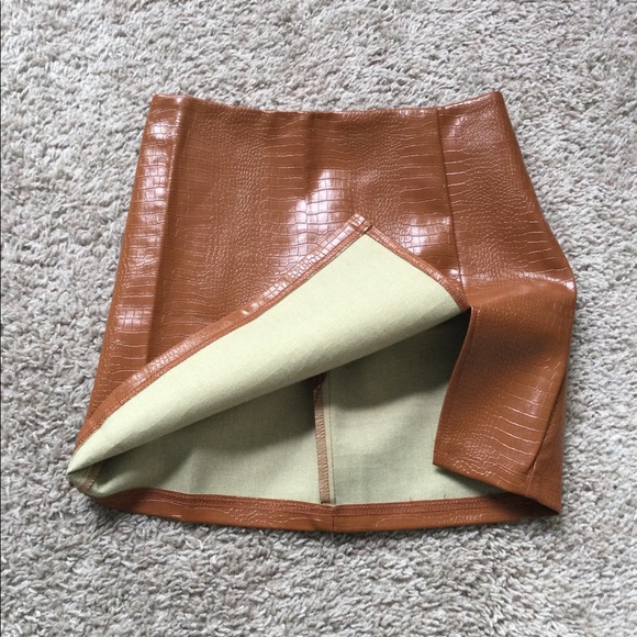 Flame In Your Heart Croc Mini Skirt - Picture 11 of 11